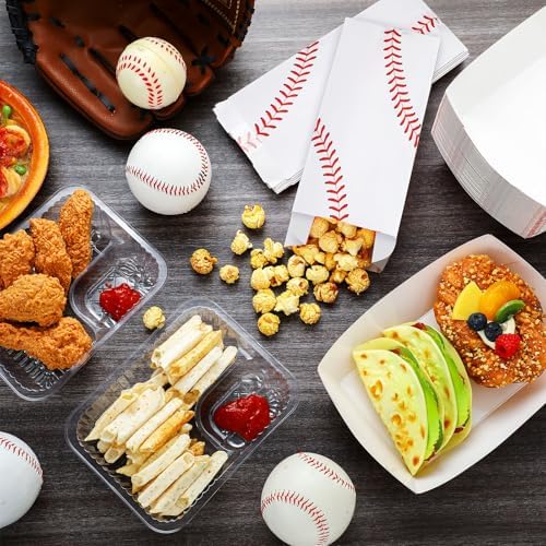 153 Pcs Vintage Baseball Party Decoration Supply Concession Banner 50 Set - Image 6