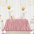Eternal Beauty Fuchsia Pink Sequin Tablecloth 60 x 120-Inch Sparkly Overlay Rectangle Glitter Table Cover for Wedding Party Birthday Decoration by EternalBeauty