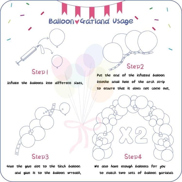 412pcs Pink Balloon Arch Kit 18 12 10 5 Inch Different Sizes pink balloon arch for Valentine's Day Birthday Baby Shower Gender Reveal Wedding Party Decorations - Image 3