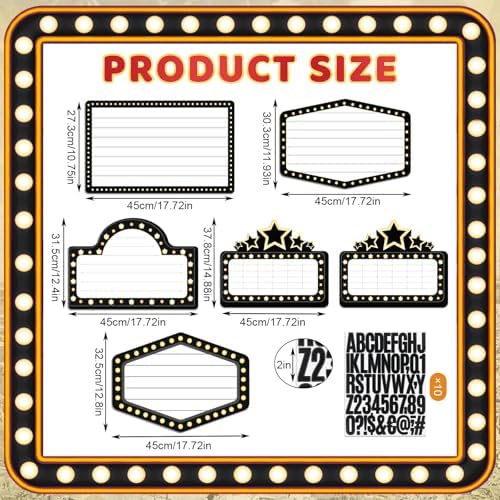 Feifeiya 6 Pack Wedding Bottle Service Sign with Letters, Classic, Black - Image 2