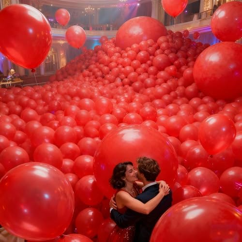 160Pcs Red Balloons 12 Inch Bulk Latex Balloon for Baby Shower Birthday Wedding Party Decorations - Image 4