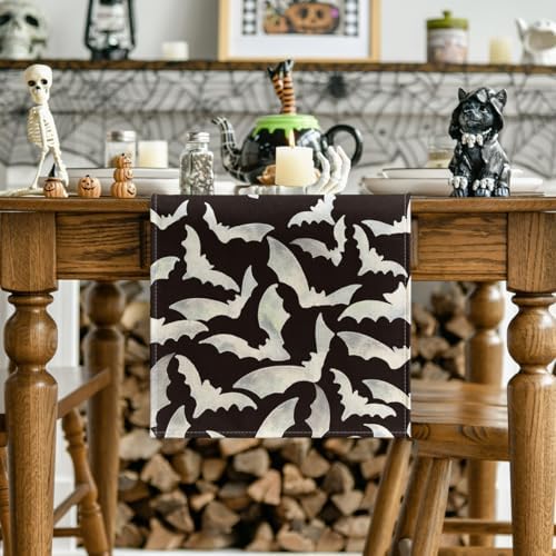 Artoid Mode 210 GSM Halloween Table Runner Home Party Decor 13x72 Inch - Image 2