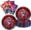Party Supplies 40pck include 20 plates, 20 napkins for the Stranger Things birthday party decoration (White-20) by ShrooFit