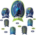 Table Centerpiece Kit (27 Pc Set) - High-Quality & Sturdy, Perfect Party Essential For Themed Parties & Events, Blue Beetle by AmscanPartySupplies