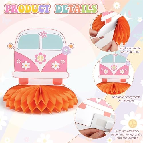 Groovy Birthday Party Decorations Set, 112 Pcs Rainbow Boho Balloon Kit - Image 5