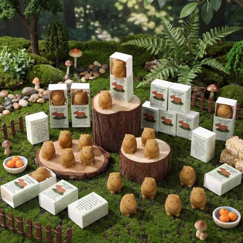 Wettarn 36 Sets Capybara Figures with Boxes, Appreciation Gifts - Image 4