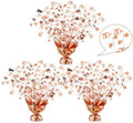 3 Pcs 50th Rose Gold Birthday Decoration 50th Table Centerpiece by CraftyDream