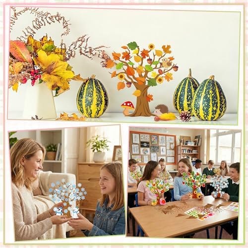 32 Set Seasonal Trees Craft Kits Make Your Own Four Seasons Tree Decoration - Image 6