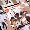 Black Girl Decal Stickers Book For Planners, Calendars, Journals, Vision Boards, Projects, Laptop & Water Bottles – Premium Quality, Hand Drawn, Waterproof – Scrapbook Accessories For Women - 24 Pages by VYRANA