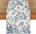 Artoid Mode Peony Azalea Sketchy Spring Table Runner Home Decor 13x36 Inch by ArtoidMode