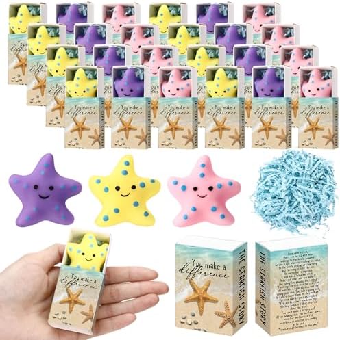 12 Sets You Make a Difference Gifts Starfish Appreciation Party Favors by Wettarn