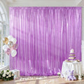 SquarePie 10x10ft Lavender Sequin Backdrop, High Density Non-Transparent Glitter Curtain for Photography, Birthday, Wedding Party Decorations, Thick Solid Background with 4" Rod Pocket, 1 Panel by SquarePie