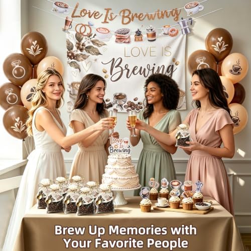 Love is Brewing Bridal Shower Party Decorations and Favors for 24 Guests - Image 4