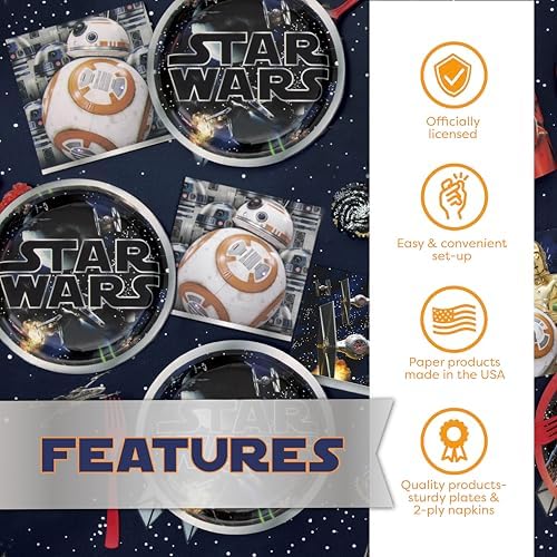 Star Wars Birthday Decorations for Party - Serves 16 Guests - Image 5
