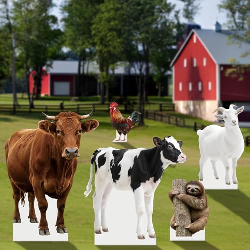 Nativity Brown Cow 6FT Life Size Cardboard Cutout, Christmas - Image 4