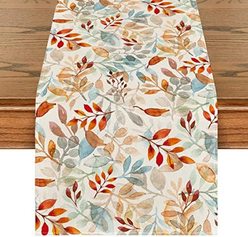 Artoid Mode 210 GSM Fall Table Runner Home Party Decor 13x120 Inch by ArtoidMode