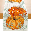 ONFAON Fall Decorations for Home, Fall Table Runner 13x72 Inch Linen by ONFAON