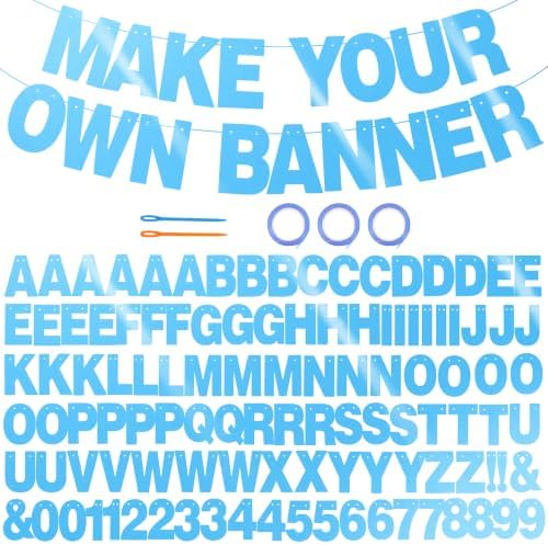 BEISHIDA Double-Sided 116 PCS A-Z DIY Letter Custom Banner Party Decor by Beishida