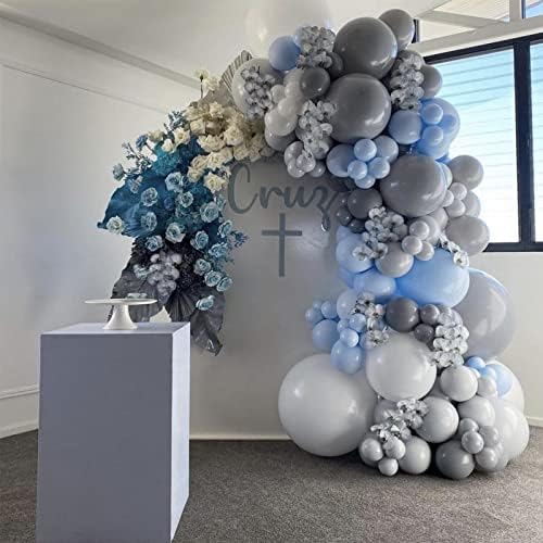 Voircoloria 130pcs Gray Balloons Garland Arch Kit, 18 12 10 5 Inch - Image 4