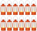 12Pcs Orange Mini Lanterns for Fall Halloween Thanksgiving & Western Camping Decor – Small Lantern Decorative for Table Centerpiece, Hanging Ornaments for Christmas Wedding & Cowboy Party by ReperlaSpecialMiniSmallLanternDecoration