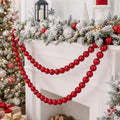 Canlierr 2 Pcs 6.5ft Christmas Ball Garland Mantle Decorations 60mm by Canlierr