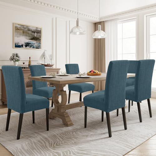 Super Stretch Chair Covers for Dining Chairs Set of 4, Forest Green - Image 2