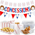 153 Pcs Vintage Baseball Party Decoration Supply Concession Banner 50 Set by Foilswirl