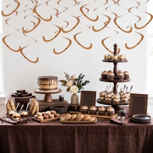 BEISHIDA 30Pcs Coffee Hanging Swirls for Birthday Baby Shower Decorations - Image 6