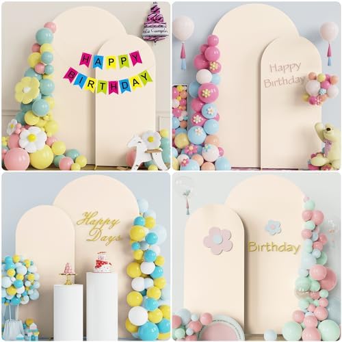 Wokceer Arch Backdrop Stand and Cover Set of 2, 7.2FT,6FT Arch with Cover - Image 6