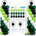 2 Sets Soccer Balloon Column Stand Adjustable Sports Football Balloon Decor by Naozinebi