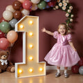 imprsv 3FT Marquee Numbers, Large Light Up Numbers 1 for 1st Birthday Decor by Letsmakeitimpressive
