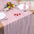 2 Pack Cheesecloth Table Runner 10Ft Christmas Gauze Boho Table Runners for Wedding Decor Bridal Shower Decorations Baby Shower Party(35" x 120") by Home