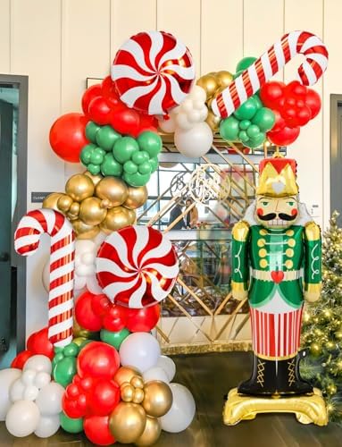 Christmas Balloon Garland Arch Kit, 125 Pcs Xmas Balloons Arch - Image 5