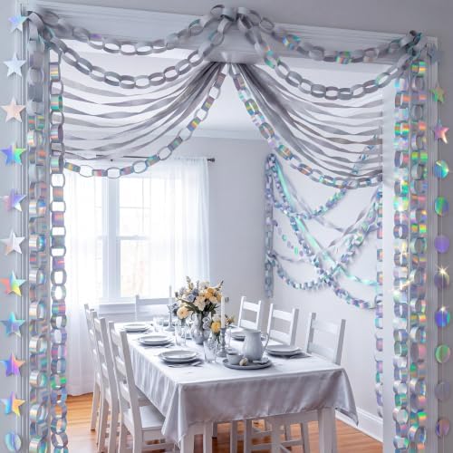 TaoBary Disco Party Decorations 300 Sheet Paper Chain - Image 5