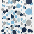 Dusty Blue Party Decorations Navy Blue Circle Dots Garland Gray Blue Hanging Paper Polka Dot Streamer for Wedding Shower Engagement Bridal Shower Birthday Graduation Nautical Themed Party Supplies by pinkblume