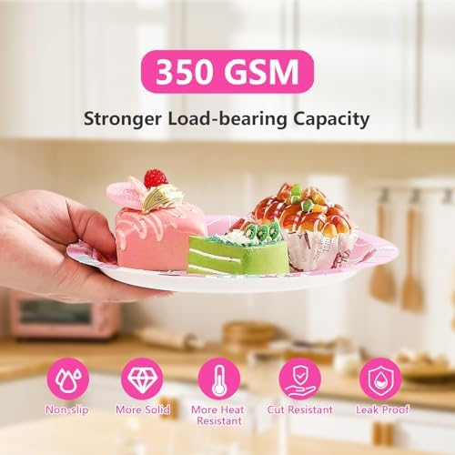 Grencian 96 Pcs Pink Spider Birthday Party Decorstions Serves 24 - Image 4