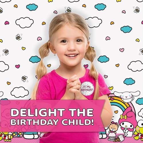 Hello Kitty Birthday Decorations Party Supplies with Tablecloth - Image 6