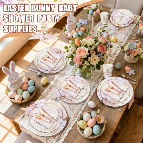 168 Bunny Baby Shower Decorations A Little Bunny Is on The Way - Image 5
