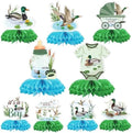 9 Pcs Mallard Duck Baby Shower Decorations Centerpieces, It's a Boy by EoBeCy