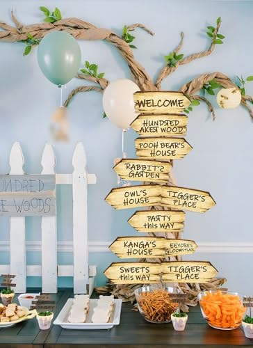 Baby Shower Decorations 11PCS Arrow Party Signs Birthday Decor Double Sided Sign for Oh Baby Party - Image 2