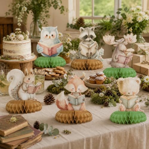 12 Pcs A New Chapter Begins Baby Shower Decorations, Table Centerpieces - Image 7