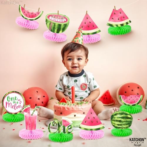 KatchOn 9 Pcs One in A Melon Centerpieces, One in a Melon Party Decorations - Image 6