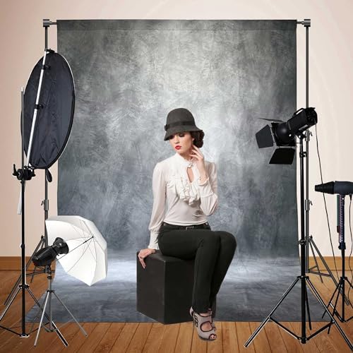 Abstract Photography Backdrop for Photoshoot 6x8ft,Grey,No Stand - Image 5