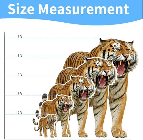 Tiger 6FT Life Size Cardboard Cutout, Standup, 1 PC - Image 2