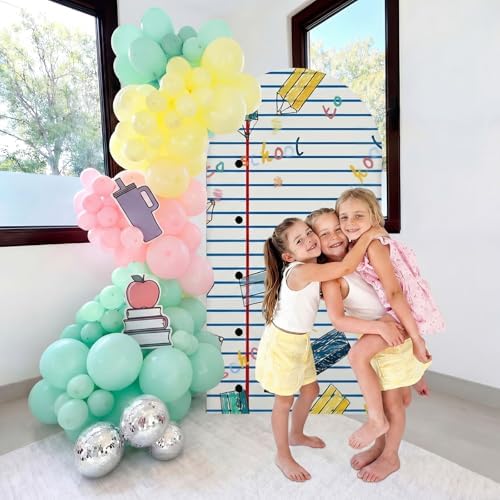 VitalCozy Notebook Arch Cover 6.6ft Welcome Back to School Party Decoration - Image 2