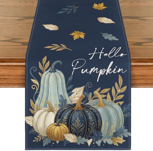 Artoid Mode 210 GSM Fall Table Runner Home Party Decor 13x90 Inch by ArtoidMode