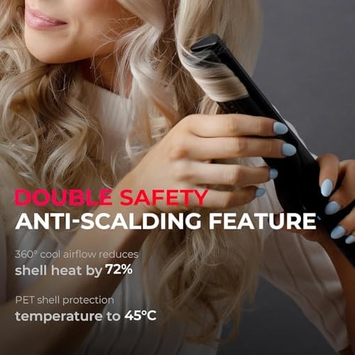 TYMO Airflow 2.0 Curling Iron Flat Iron-Hair Straightener and Curler 2 in 1 - Image 4