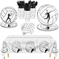 Kochorie 130 Pieces Volleyball Party Supplies Party Dinnerware Set by Kochorie