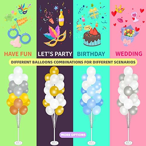 Balloon Column Stand Kit Set of 2 - Balloon Stand with Base, and Pole,Balloon Tower Backdrop Decoration for Wedding, Baby Shower, Birthday Party, or Bachelorette Parties - Image 5