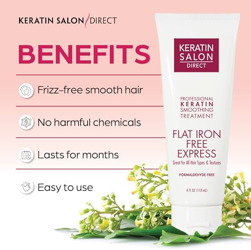 Keratin Salon Direct Treatment - Salon Quality, No Flat Iron Needed (4 oz) - Image 5